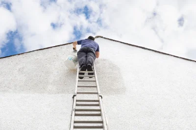 Peinture extérieure à la Talaudière — façades et ravalement